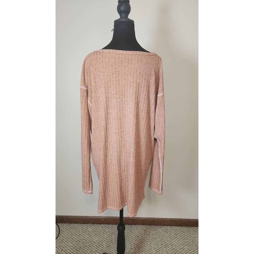 GiGiO Womens Large  V-Neck Long Sleeve Top - Picture 2 of 7